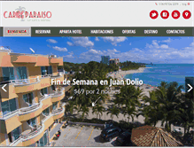 Tablet Screenshot of caribeparaisojuandolio.com